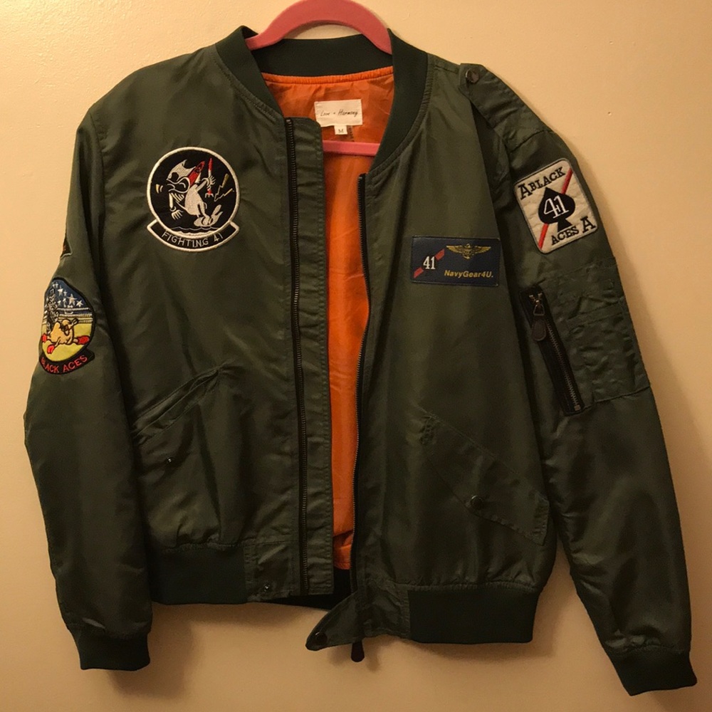 Patched bomber jacked